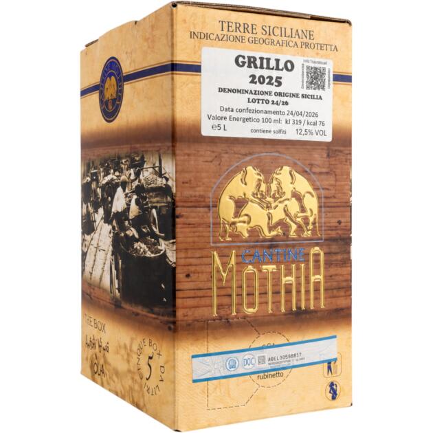 Grillo Sicilia DOC Bag in Box